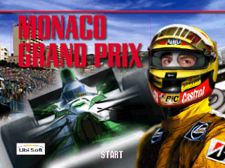 Monaco Grand Prix title screen for Nintendo 64
